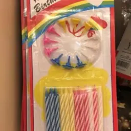 شموع ملونة